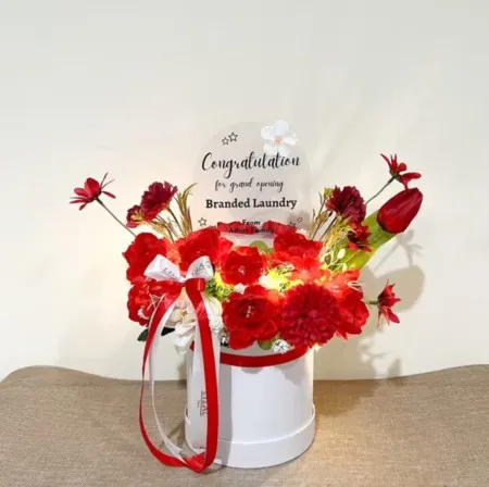 Bloom Box Akrilik Ucapan Grand Opening Genteng Surabaya